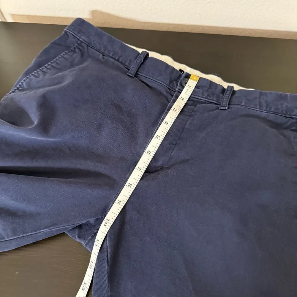 J Crew Flex Slim Fit Pants Mens Sz 33x30 Blue Chino Preppy Career Business